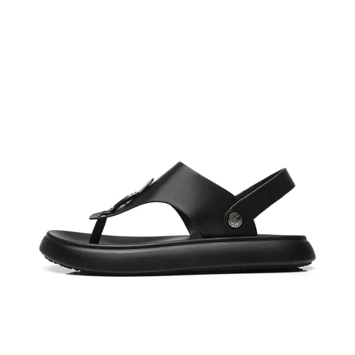 Пенгуин Пляжные сандалии Мужские Черные