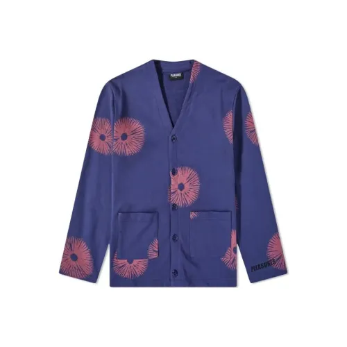 PLEASURES совместный бренд Фиолетовый Мужской Трикотаж