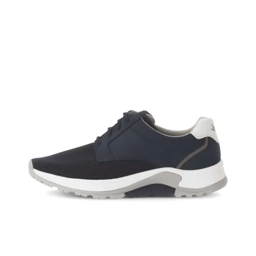 Gabor Slip-resistant Abrasion-resistant Low Top Casual Shoes Men's Blue Габор Противоскользящие Устойчивые к истиранию Низкие Топ Повседневная Обувь Мужская Синяя