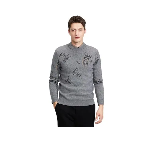 Dance with Wolves Свитер Мужской Средний Серый