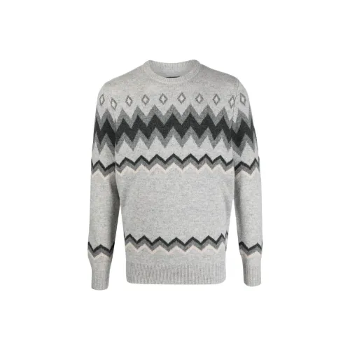 BARBOUR Светло-серые мужские свитера