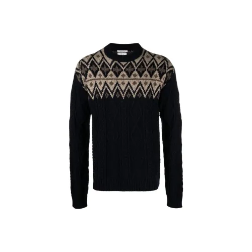 WOOLRICH Темно-синие мужские свитера