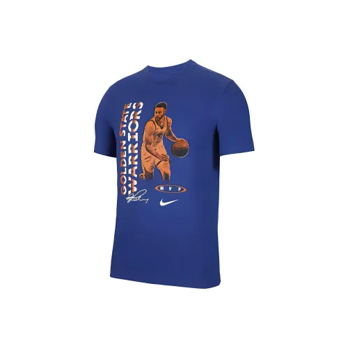 Nike Blue Men's T-Shirts Найк Синий Мужские Футболки