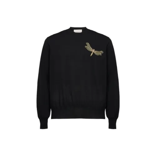 Alexander McQueen Черные Мужские Свитера