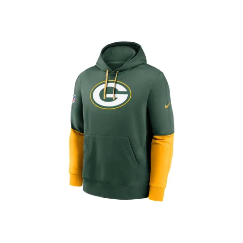 nike NFLClub Зеленый Bay Packers Sideline Team Issue Толстовка Мужская Зеленая