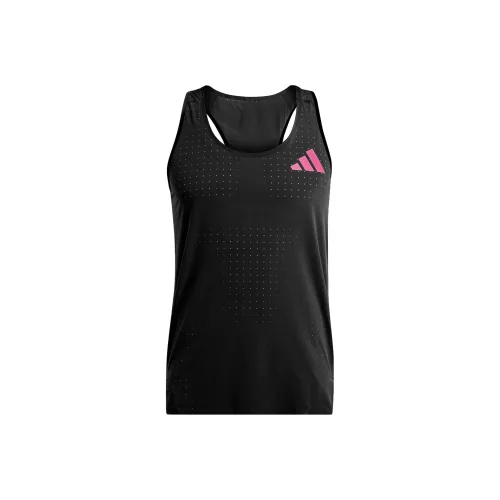 Adidas Adizero Бег Топ Мужской Черный