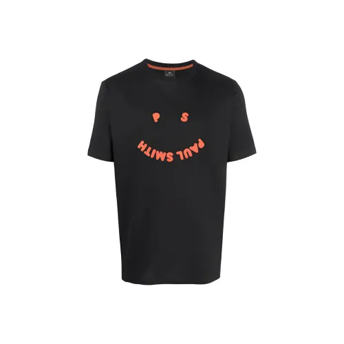 PS By Paul Smith PS Smile Черные Мужские T-Рубашки