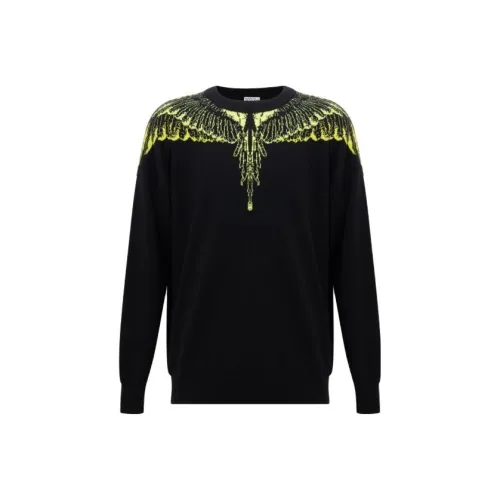 MARCELO BURLON Черные Мужские Свитера