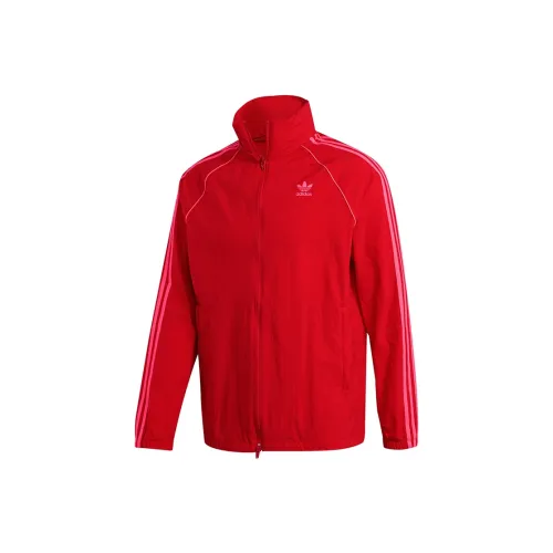 Adidas Originals SST Куртка Мужская Светло-Красная