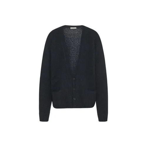 THE ROW Темный индиго Мужские кашемировые свитеры