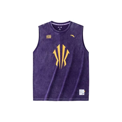 ANTA Майка Унисекс Темно-фиолетовый