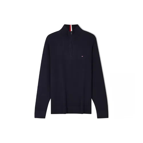 Tommy Hilfiger DU7 Темно-синий Синий Мужской Трикотаж