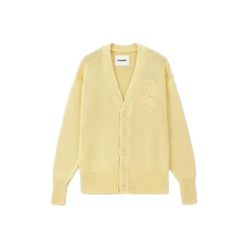 JIL SANDER Желтый Мужской Трикотаж