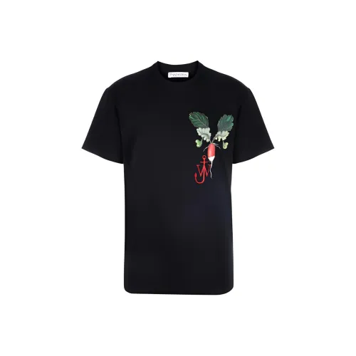 JW Anderson Мужские черные T-рубашки