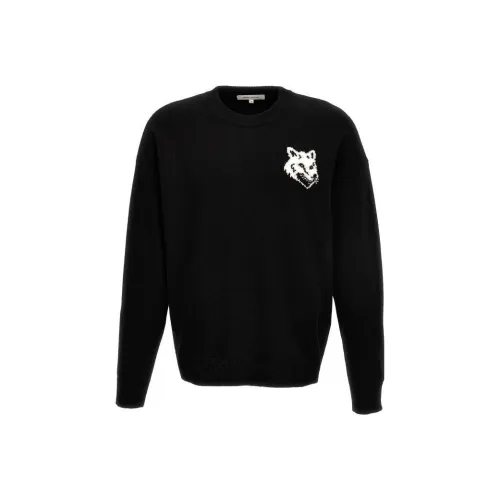 Maison Kitsune Мужские черные свитеры