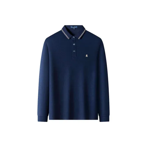 Montagut Франция Маленький Красные цветы Вышивка LOGO Polo Рубашка Мужская