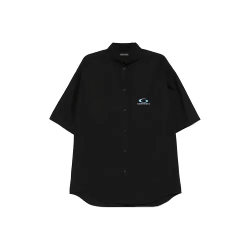 Balenciaga Мужские Черные Рубашки