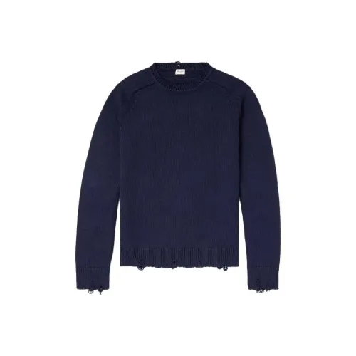 SAINT LAURENT Свитер Мужской Морской Синий