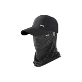 Черные шапки и кепки + маски для лица