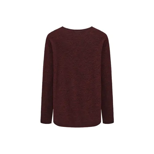 VANN VALRENCÉ Свитер Унисекс Темно-Красный