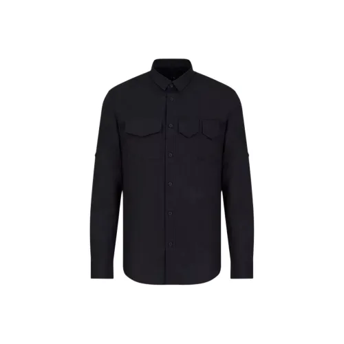 ARMANI EXCHANGE Мужские Черные Рубашки