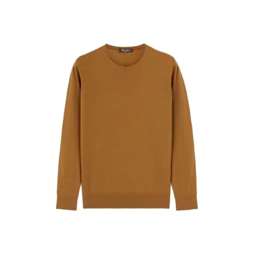 Loro Piana Коричневые Мужские Свитера
