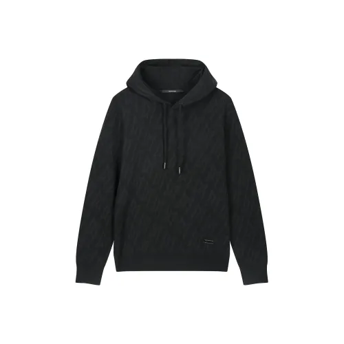 DAVID NAMAN Черные Мужские Свитера