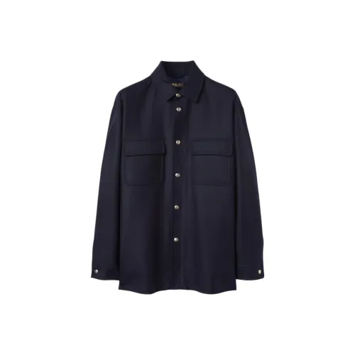 Loro Piana Рубашка Мужская Морской Синий