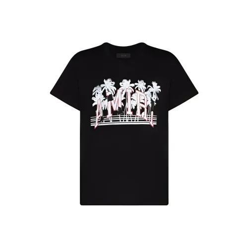 AMIRI Мужские черные футболки