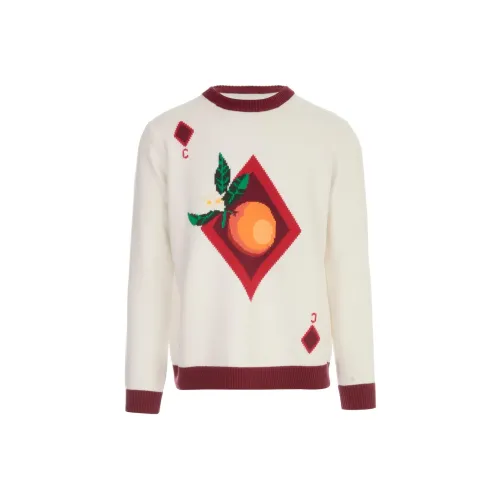 CASABLANCA Экрю Мужские Свитера