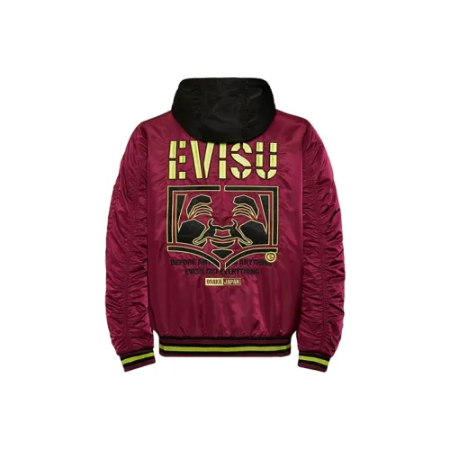 EVISU Мужские бургундские куртки