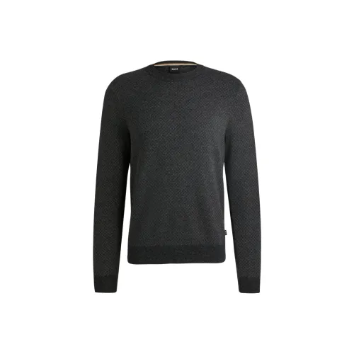 Hugo Boss Свитер Мужской Темно-Серый