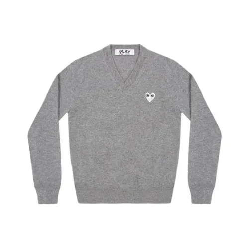 CDG Play Серый Мужской Трикотаж