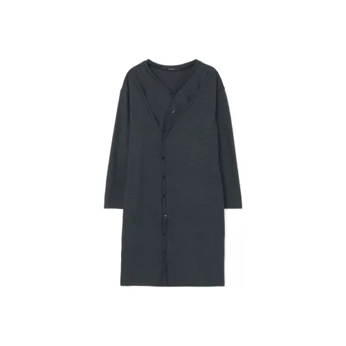 Yohji Yamamoto Темно-серый унисекс трикотаж