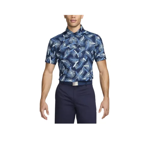 Мужское поло Nike Dri Fit Tour цвет Эгейский шторм