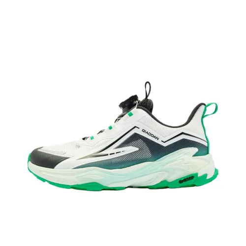 QIAODAN Амортизация Низкий Топ Детские Беговые Кроссовки Черный Jordan Белый Подростки