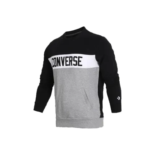 Конверс Свитшот Мужской Черный Серый