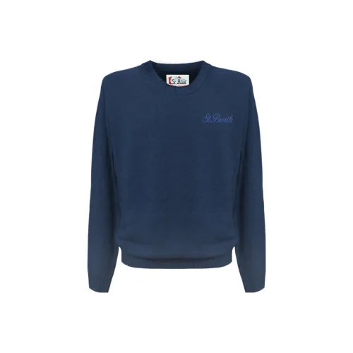 MC2 Saint Barth Blue Men's Sweaters MC2 Saint Barth Синий Мужские Свитера