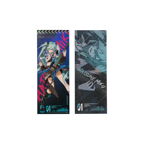 MOEYU Hatsune Miku Энергетическая коллекция RAVE Miku Аниме мерч Голографические билеты