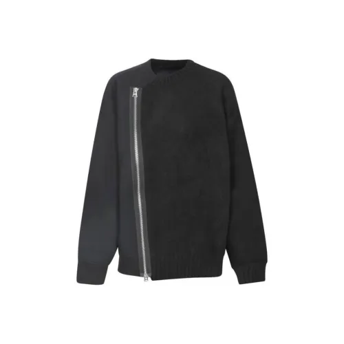 Sacai совместный бренд Черные мужские свитеры