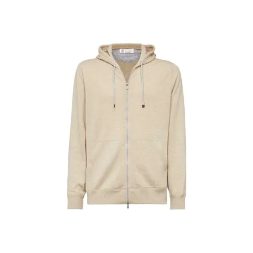 BRUNELLO CUCINELLI FW24 Кашемир Пряжа Мужской Песочно-желтый