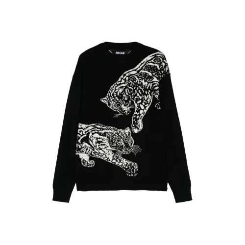 Just Cavalli Черные Мужские Свитера