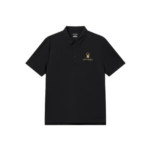 SPYDER Мужская черная поло