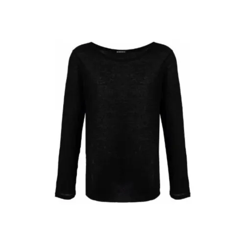 Ann Demeulemeester Черный Мужской Трикотаж