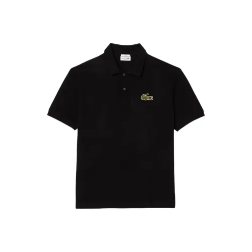 LACOSTE Черное унисекс-поло