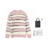 Розово-белый (Черная сумка для покупок + Коробка)