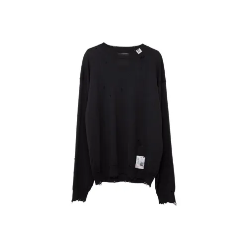 Maison Mihara Yasuhiro Черные Мужские Свитера