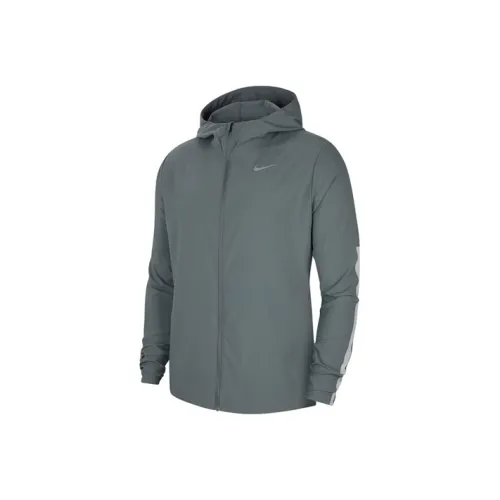 Nike Дымчато-серый Мужские Куртки