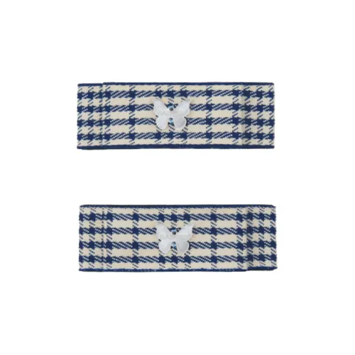 BABYBEI Элегантность Сладкий стиль Стильный Мягкий Розовый Синий Бабочка Заколки для волос Женские