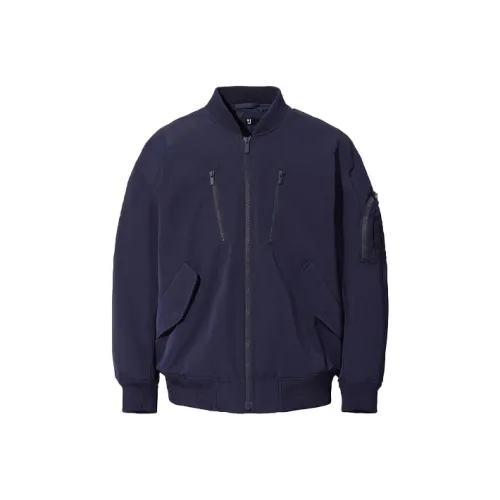 UNIQLO Куртки и Пальто Мужской Темно-Синий